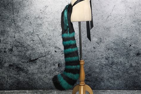 Cheshire Cat Ears And Tail Set Faux Fur Handmade Cosplay Etsy