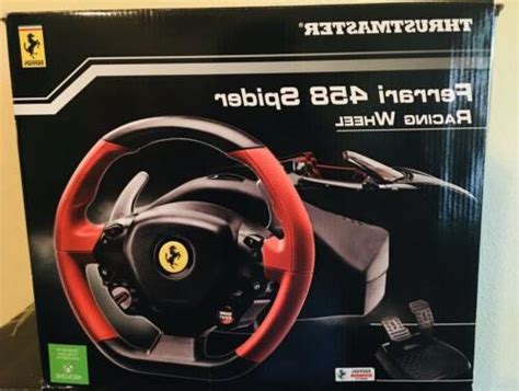 Thrustmaster t150 force feedback (clamp) thrustmaster tx racing wheel : New Thrusmaster Ferrari 458 Spider Racing Steering Wheel