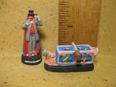 Magician And Assistant Magic Trick Sawing A Woman In Half 2 Pcs Etsy