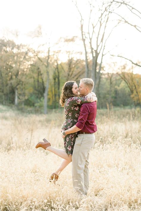 Dreamy Iowa Sunset Engagement Session Bethany Mcneill Photography
