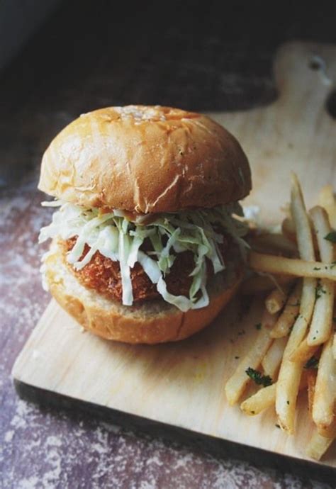 Making Ebi Katsu Burger Burger Delicious Burgers Food