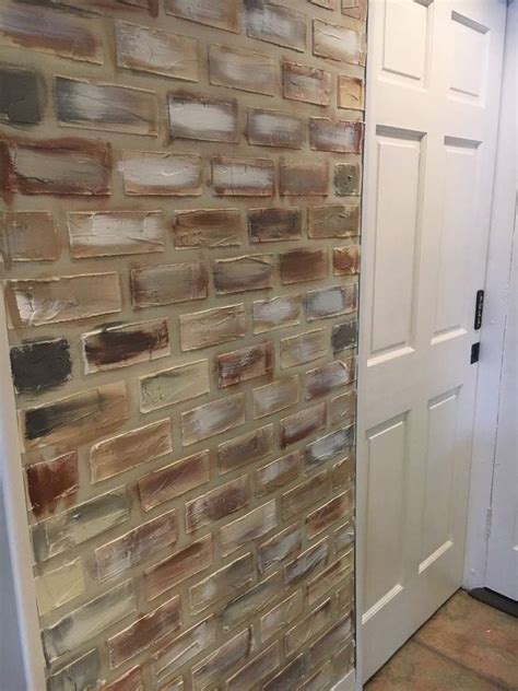 How To Fake A Brick Wall That Looks Just Like The Real Thing Hometalk