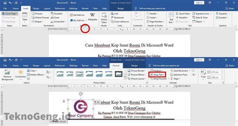 Microsoft word merupakan sebuah situs yang digunakan untuk mengolah data berupa kata. Cara Membuat Kop Surat Resmi Di Ms Word 2016 - TeknoGeng