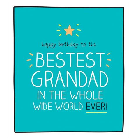 Birthday Card Grandad Card Design Template