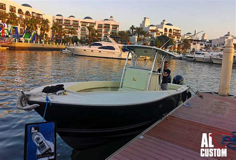 Alcustom Al25 Dubai Boat Show 2018 Fishing Boat Al25 Du Flickr