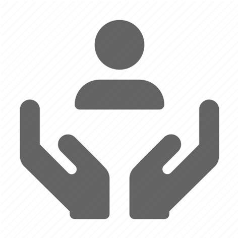 Care Charity Hand Support Icon