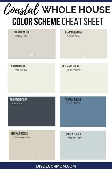 Whole House Color Scheme And Color Palette House Color Palettes