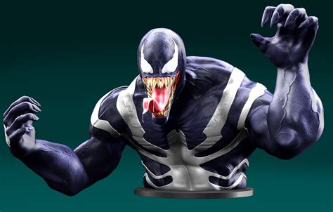 Artstation Venom 3d Sculpt Render
