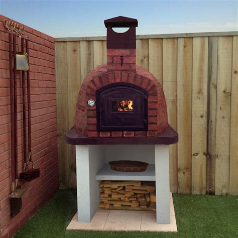 1200mm Brick Outdoor Wood Fired Pizza Oven Uk Garden And Outdoors