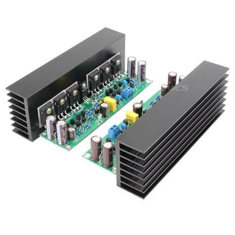 LJ L15 MOSFET Amplifier Boards 150W 8 Ohm Mono Pair Audiophonics