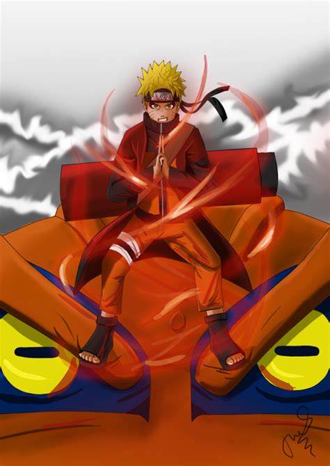 Naruto Sennin Mode By Kinato On Deviantart