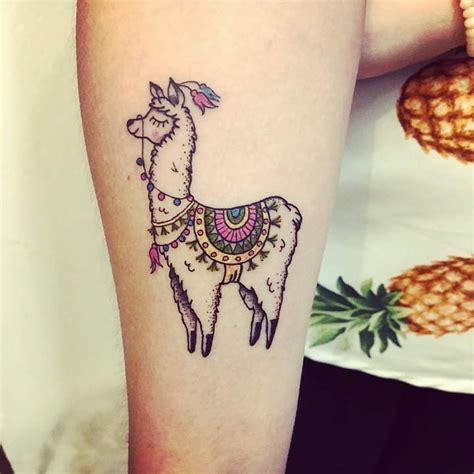 101 Best Llama Tattoo Ideas You Have To See To Believe