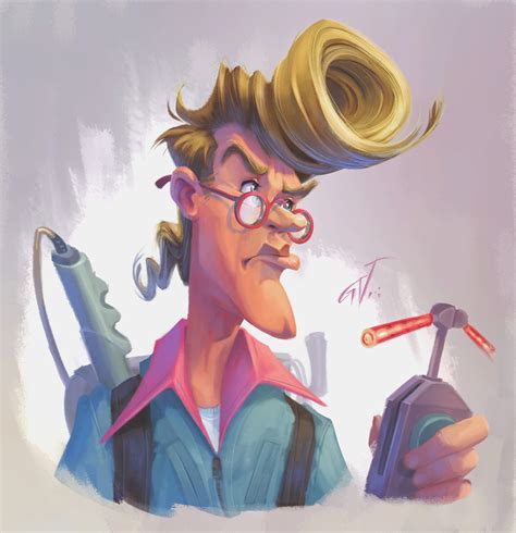 Artstation Egon From The Real Ghostbusters