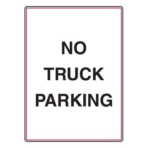 No Truck Parking Safety Signs Direct