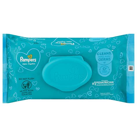 Pampers Baby Wipes Baby Fresh Scented 1x Pop Top Packs 72 Count Wipes