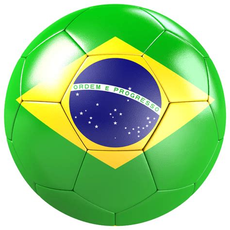 Die brasilien flagge zeigt eine gelbe raute auf grünem grunde. Brasilien-Flaggen-Fußball