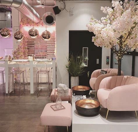 Pink Bar Nail Salon Spa Decor Decor Beauty