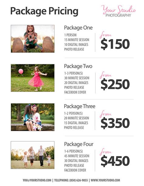 Photography Packages The 2018 Definitive Guide To Packaging Your Photography Services The