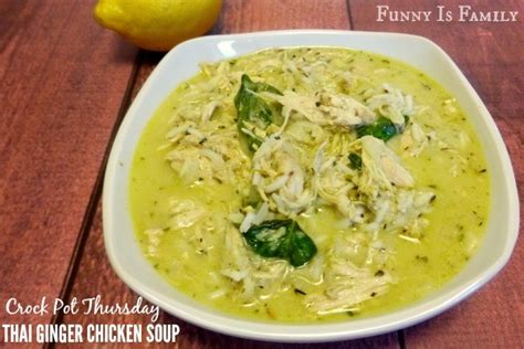 Watch grace make this recipe with northern michigan's news leader. Crock Pot Thai Ginger Chicken Soup - Funny Is Family