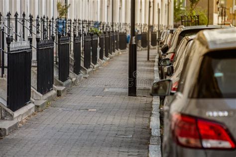 Cars Parked On The Street City Of London Stock Image Image Of