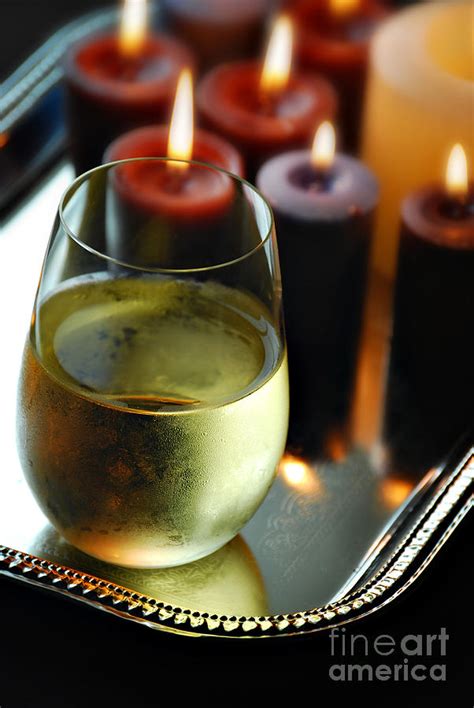 Wine And Candles Photograph By Hd Connelly Fine Art America