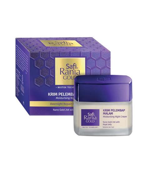 Safi rania gold day cream spf25++ir packaged in an attractive jar in my personal opinion is a decent cream. Safi Rania Gold Moisturising Night Cream 40g - DeGrocery