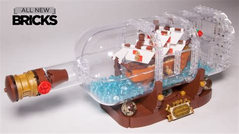 Lego Ideas 21313 Ship In A Bottle Lego Speed Build Youtube