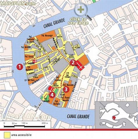 Venice Maps Top Tourist Attractions Free Printable City Street Map