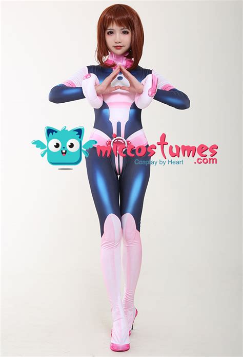 3d Printed My Hero Academia Ochako Uraraka Cosplay Jumpsuit Costume Cosplay Shop