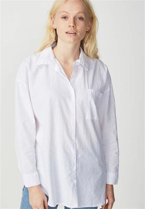 Monique Shirt White Cotton On Shirts