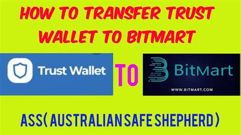 How To Transfer Token Trust Wallet To Bitmart ट्रांसफर कैसे करें Ass Australian Safe Shepherd