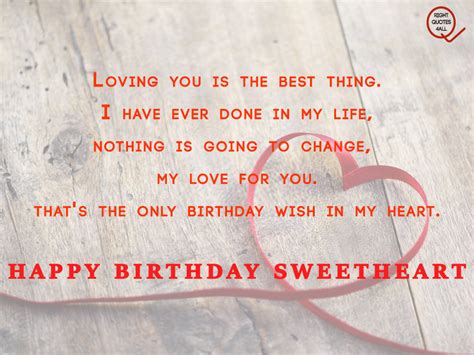 Happy Birthday Wishes For My Sweetheart Birthday Wishes Love