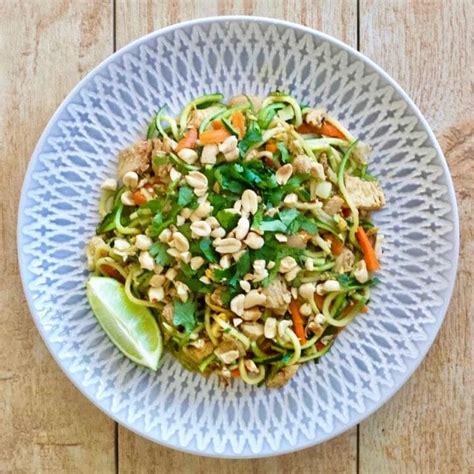 Chicken Pad Thai Zoodles Confessions Of A Fit Foodie