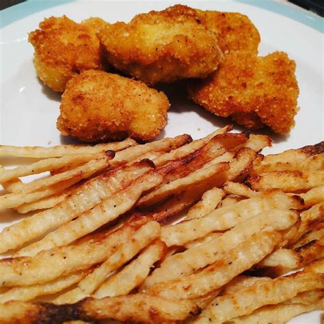 Maybe you would like to learn more about one of these? Chicken nuggets and "fries" for lunch # ...