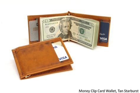 This leather money clip bifold wallet has cover on left side under which there is a metal flip for cash from all currencies bills. Leather Money Clip Card Wallet, with Inside and Outside Card Pockets