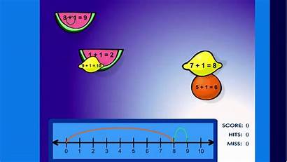 Line Splat Number Math Fruit Addition