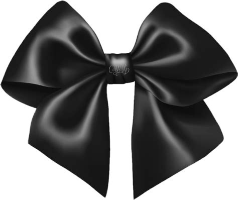 Download Black Bow Png Transparent Black Bows Png Clipart 759201
