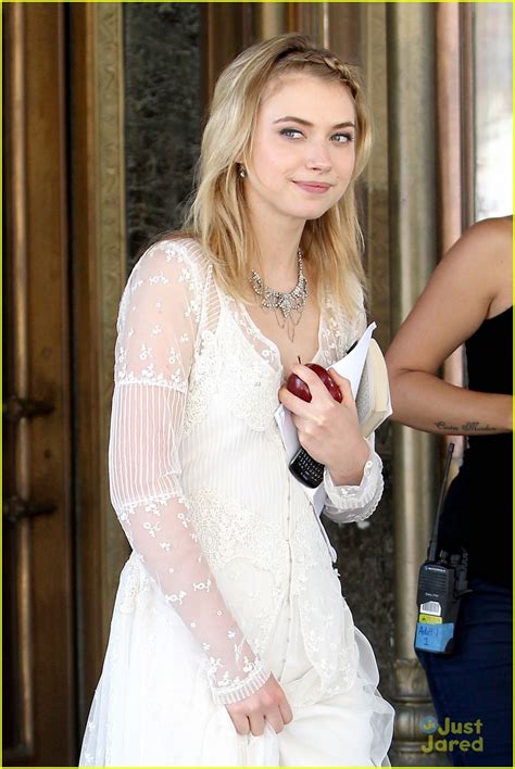 Full Sized Photo Of Imogen Poots Dons White Dress For Squirrels To The Nuts 02 Imogen Poots