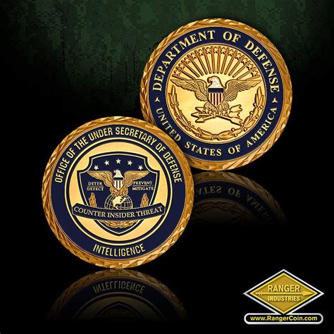 Under Secretary Of Defense Coin Custom Challenge Coins Challenge