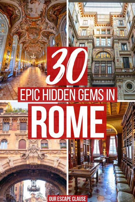 33 Epic Hidden Gems In Rome Off The Beaten Path Rome Travel Guide