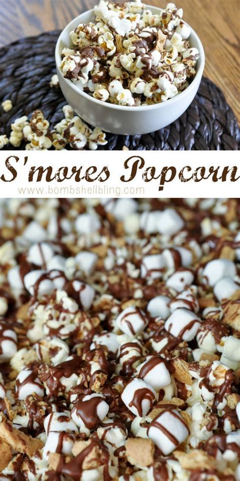 Smores Popcorn Recipe Wonderful Favors For A Country Or Rustic