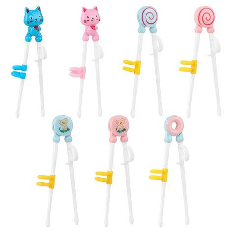 1 Pair Quality Cartoon Chopsticks Children Eating Training Chopsticks