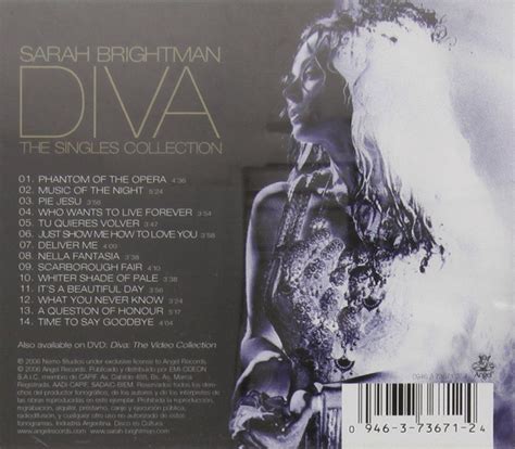 Sarah Brightman Diva The Singles Collection Cd Opus3a