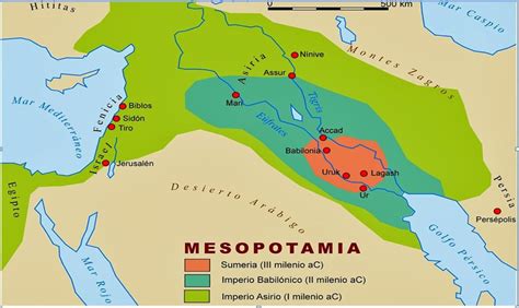 Farallones Sociales Mapa De Sumeria O Mesopotamia