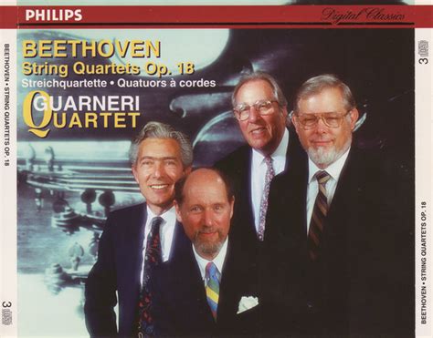 String Quartets Op 18 By Ludwig Van Beethoven Guarneri Quartet 1995