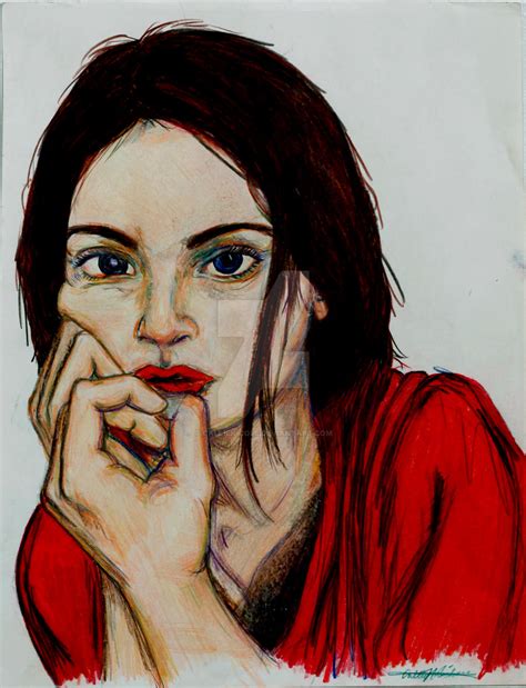Colored Pencil Self Portrait By Callienicole On Deviantart