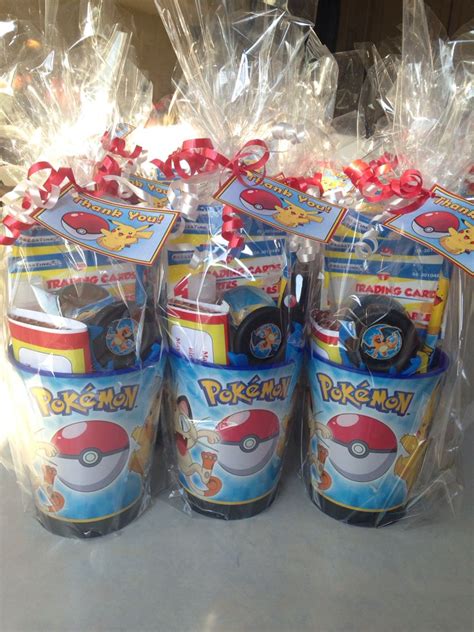 Goodie Bags More Pokemon Themed Party Pokemon Birthday Party 9th