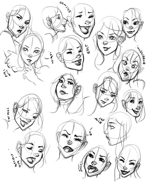 Facial Expressions Drawing At Explore Collection