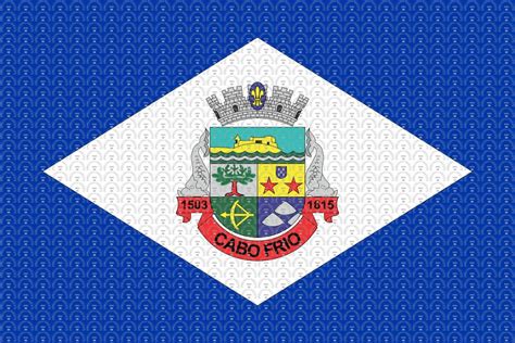 Brasão e Bandeira da Cidade de Cabo Frio RJ mbi com br
