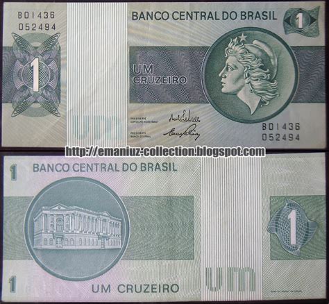 Banknote Of Brazil 1970 1981 Cruzeiro System Emaniuz Collection